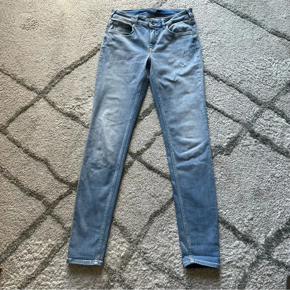 Scotch and Soda jeans skinny leg mid rise light wash 27 - Picture 1 of 9